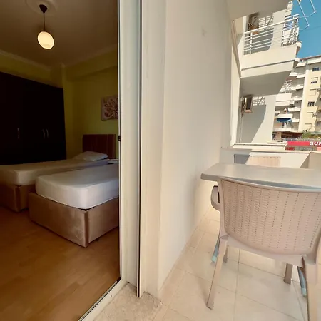 Vlora - Ggpremiumstays - 2 Double Bedrooms Apartment First Line Exclusive Beachfront With 2 Balconies Exterior photo